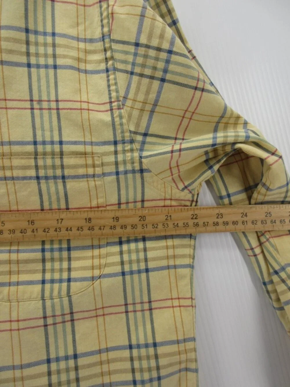 VINTAGE Viyella Shirt Medium Wool Blend Button Down Plaid Heritage * - Picture 5 of 11